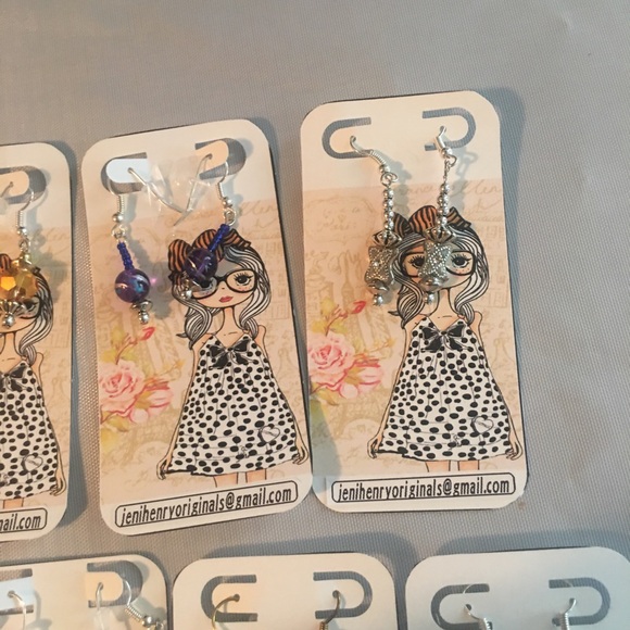 Colorful Homemade Earrings - Picture 4 of 7